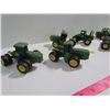 Image 2 : 6 Ertyl  John Deere Toy Tractors-4 Wheel