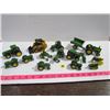 Image 2 : John Deere Miniatures-13 pieces Toy Tractors etc