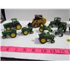 Image 3 : John Deere Miniatures-13 pieces Toy Tractors etc