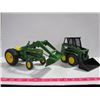 Image 1 : Ertyl-John Deere 2140 Toy Tractor + Bobcat+Attachment