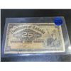 Image 1 : 25 Cent Dominion Of Canada Bill 1900