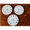 Image 1 : 3 Porcelain Elgin Pocket Watch Faces