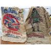 Image 1 : Pair of Advertising Potato Bags 50lb