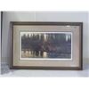 Image 2 : Picture and Frame Ducks Unlimited 2001 "Crossing the River" Bruce Miller