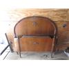 Image 1 : 54 Wooden Headboard and Curved Foot Board and Rails