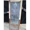 Image 1 : 30x78 Fir Door Stain Glass (needs repairs)