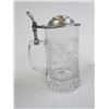 Image 1 : Stein Glass Etched Scene Pewter Lid