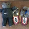 Image 1 : Moccassins + Teddy Bear