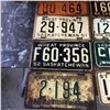 Image 2 : 10- 1950's License Plates 1950-1959 Sask