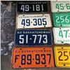 Image 2 : 10-1960's License Plates-1960-1969 Sask