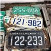 Image 2 : Trunk c/w Approx 180 License Plates 1930,40,50,60,70-as found