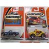 Image 2 : 5 Matchbox- Her City #10,VW #45,,Porsche 959,Porsche 911,Crown Vic Police,Series 4
