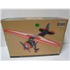Image 1 : Die Cast Metal Replica Vintage Harley Davidson Lockheed Vega 5B highway airplane bank