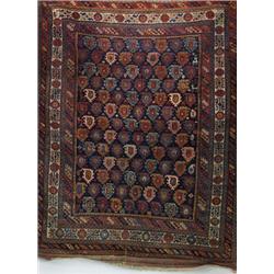 Lot# 9  CAUCASIAN TYPE ANTIQUE ORIENTAL RUG.  