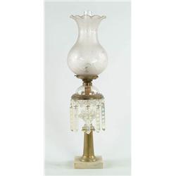 Lot# 13  EARLY WHALE OIL LAMP.  