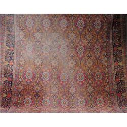 Lot# 17  LARGE ROOM SIZE SEMI-ANTIQUE ORIENTAL RUG.  