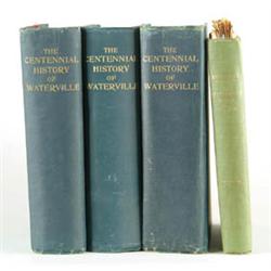 Lot# 42  BOOK: FOUR BOOKS ON WATERVILLE, MAINE.  