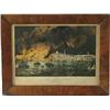 Image 1 : Lot# 48  CURRIER & IVES (American, Publisher 19th C) “THE GREAT FIRE AT BOSTON”.  