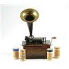 Image 1 : Lot# 63  EDISON OAK STANDARD CYLINDER PHONOGRAPH.  