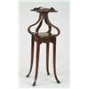 Image 1 : Lot# 73  INTERESTING MAHOGANY ART NOUVEAU STYLE STAND.  