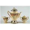Image 1 : Lot# 74  DECORATED THREE PIECE ROYAL ROCHESTER TEA SERVICE.  