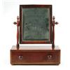 Image 1 : Lot# 86  MAHOGANY ONE DRAWER CHEST TOP DRESSING MIRROR.  