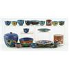 Image 1 : Lot# 88  LOT OF TWENTY-ONE PIECES OF ORIENTAL CLOISONNÉ.  