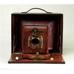 Lot# 97  CAMERA: EARLY WOOD PREMO CAMERA.  