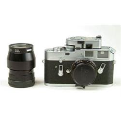 Lot# 98  CAMERA: LEICA CAMERA WITH LENS.  