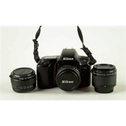 Lot# 103  CAMERA: NIKON N70 CAMERA OUTFIT.  