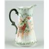 Image 1 : Lot# 116  LIMOGES HAND PAINTED LEMONADE PITCHER.  