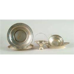 Lot# 124  FIVE STERLING TABLE ARTICLES.  