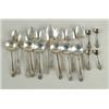 Image 1 : Lot# 126  MISCELLANEOUS LOT OF EIGHTEEN PIECES OF STERLING FLATWARE.  