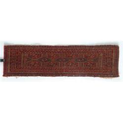 Lot# 130  ORIENTAL RUG/TENT FLAP.  