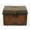 Image 1 : Lot# 140  BRASS TACK DECORATED DOCUMENT BOX.  