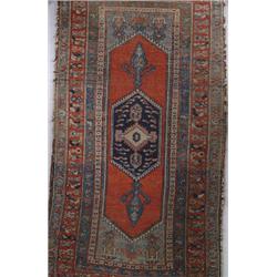 Lot# 146  ANTIQUE ORIENTAL RUG.  