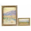 Image 1 : Lot# 164  HASCALL S. HALL (American, Early 20th C) TWO CALIFORNIA LANDSCAPES.  