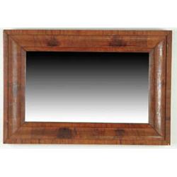 Lot# 166  MAHOGANY EMPIRE OGEE MIRROR.  