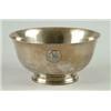 Image 1 : Lot# 168  STERLING SILVER REVERE TYPE BOWL WITH PRESENTATION.  
