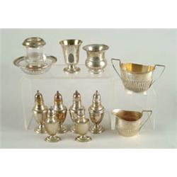 Lot# 169  TWELVE STERLING TABLE ARTICLES.  