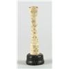Image 1 : Lot# 171  SCRIMSHAW DECORATED IVORY CANDLESTICK.  