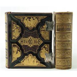 Lot# 175  BOOK: TWO LARGE DECORATIVE BIBLES.  