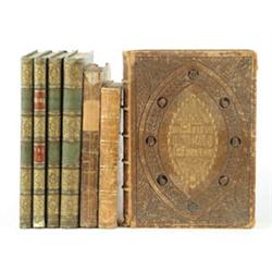 Lot# 178  BOOK:  LOT OF SEVEN LEATHER BOUND BOOKS.  