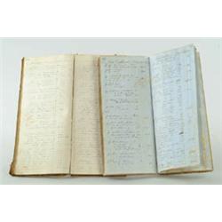 Lot# 179  BOOK:  TWO ACCOUNT REGISTERS.  
