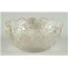 Image 1 : Lot# 190  CUT GLASS BOWL.  