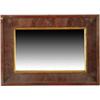 Image 1 : Lot# 195  MAHOGANY EMPIRE MIRROR.  