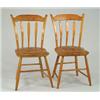 Image 1 : Lot# 210  PAIR OF ARROW BACK WINDSOR SIDE CHAIRS.  