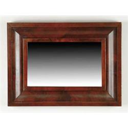 Lot# 226  EMPIRE MAHOGANY OGEE MIRROR.  