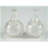 Image 1 : Lot# 229  PAIR OF CUT GLASS DECANTERS.  