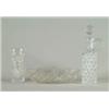 Image 1 : Lot# 230  THREE SMALL PIECES OF CUT GLASS.  